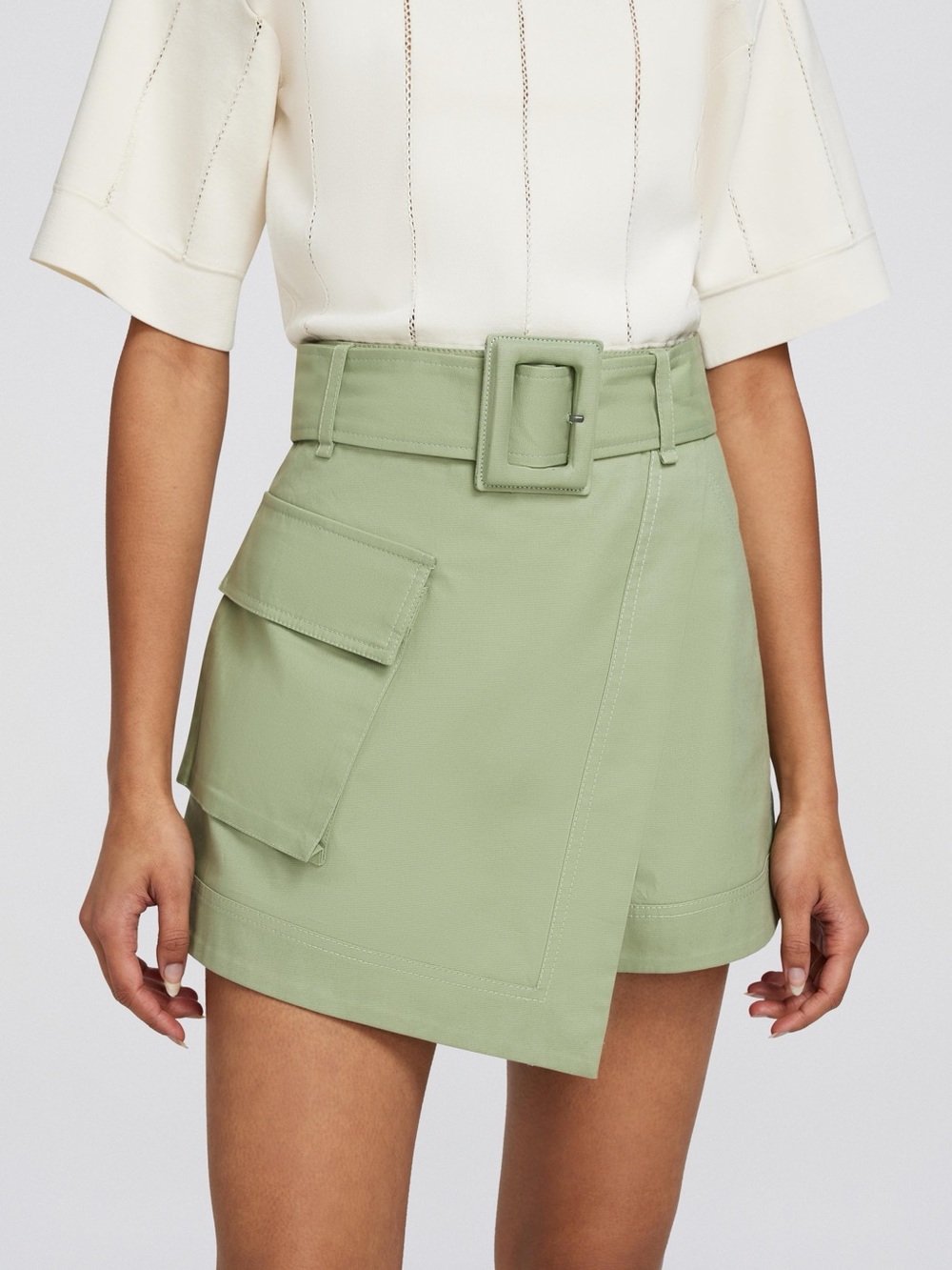 Simkhai Lizette Belted Skort